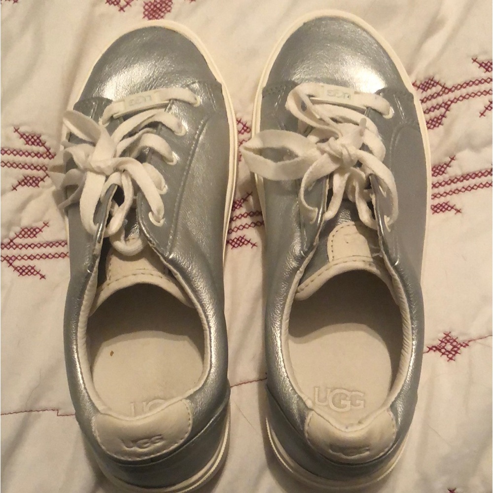 Uggs silver tennis shoes